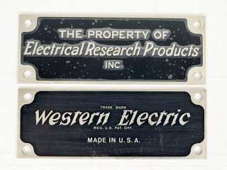 Western Electric THE PROPERTY OF Electrical Research Products INC. ץ졼 2 [31874] 