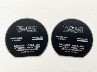 ALTEC LANSING 純正アルミ振動板キット 34647 8Ω（ALTEC LANSING