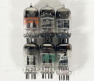 RCA, GE, TUNG-SOL, SYLVANIA, Zaerix 12AT7 6 [33676]