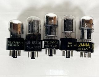 RAYTHEON, SYLVANIA 6SL7GT 5 [33827]