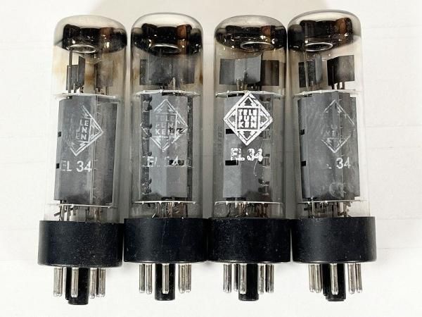 TELEFUNKEN テレフンケン EL34 真空管 4本 TELEFUNKEN 真空管 EL34 4本セット テレフンケン