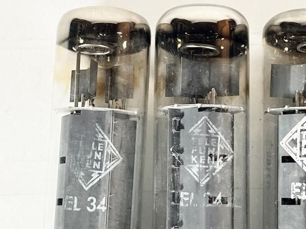TELEFUNKEN EL34 4本 [34006] - ウエスタンラボ オンラインショップ