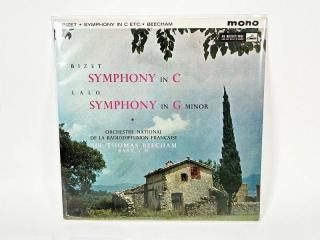 HMV SIR THOMAS BEECHAM BIZET SYMPHONY IN C LALO SYMPHONY IN G MINOR [36407]
