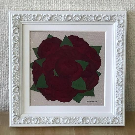 押し花額 Sサイズ【正方形】 23,100円(税込)～ - フラワージョワ