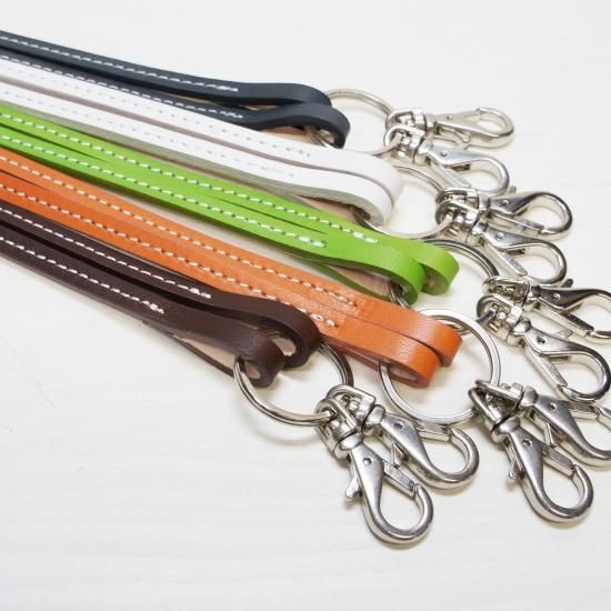 Drip strap - VARCO【ヴァ-コ】デザイン革小物・カラフルなヌメ革