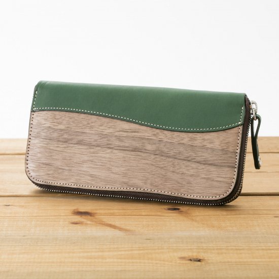 RWRound zip wallet - ＶＡＲＣＯヴァ-コデザイン革小物・カラフルなヌメ革を使用したオリジナルレザーアイテムのＳＨＯＰ