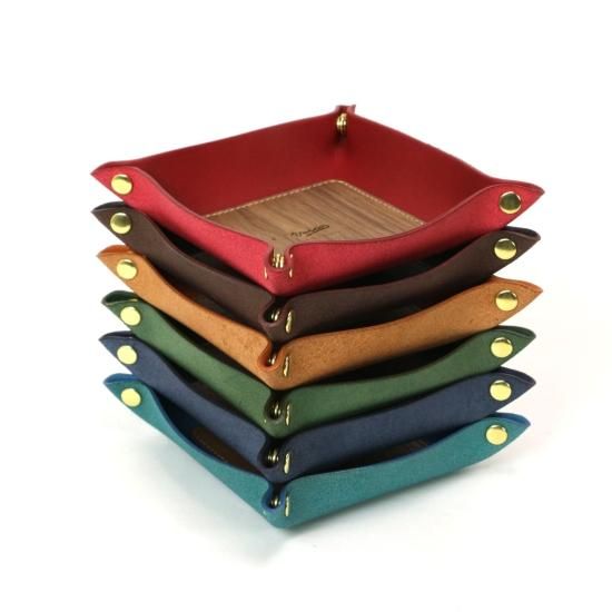 RW】Leather tray - VARCO【ヴァ-コ】デザイン革小物・カラフルな