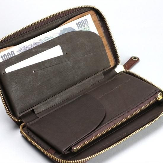 RW】Round zip wallet NE ☆NEW☆ - ＶＡＲＣＯ【ヴァ-コ】デザイン革 ...