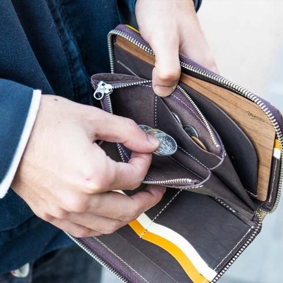 RW】Round zip wallet NE - VARCO【ヴァ-コ】デザイン革小物