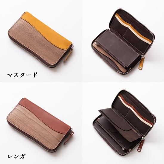 △ROUND 元気いっぱいビビッドカラー「ラウンドジップ 長財布」