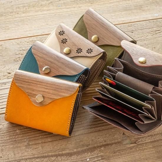 VARCO FLEUR Palm wallet フルール　パルムウォレット財布 FLEUR】Palm wallet - VARCO【ヴァ-コ】デザイン革小物