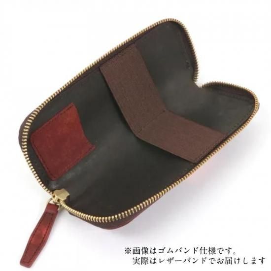 RW】Zip pen case（PUEBLO）レザーバンド仕様 - VARCO【ヴァ-コ