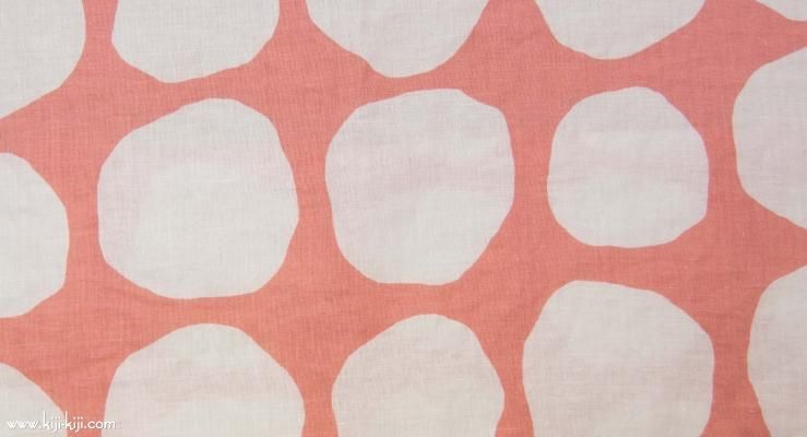 linen】くったりリネンの北欧風デザインドット｜水玉柄｜