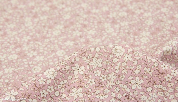 Cotton スモーキーカラーのシンプルブーケ コットンブロード 小花柄 キジキジ