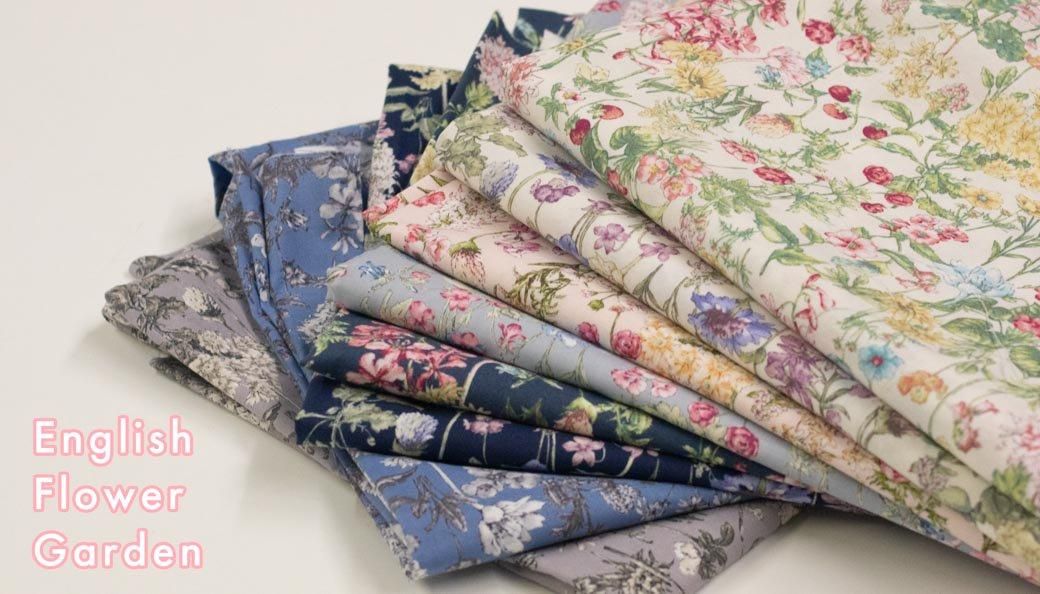 Cotton English Flower Garden コットンスケア キジキジ