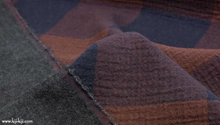 cotton wool】cotton wool big check|ふんわりコットン&ウール cotton wool】cotton wool big check|ふんわりコットン&ウール