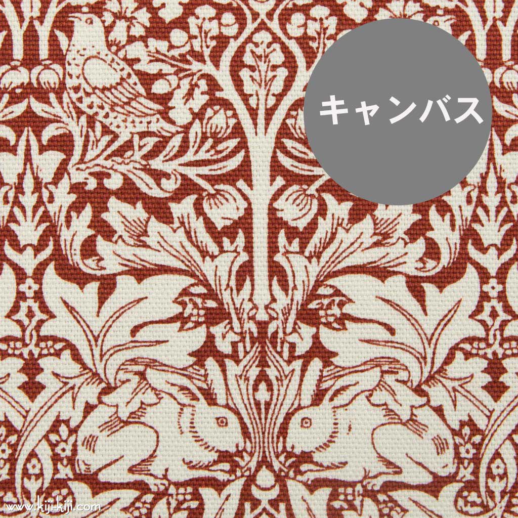 【 cotton canvas 】moda fabrics モリスコレクション | Brother Rabbit｜MODA社｜ブラザーラビット｜フェイデッドレッド｜