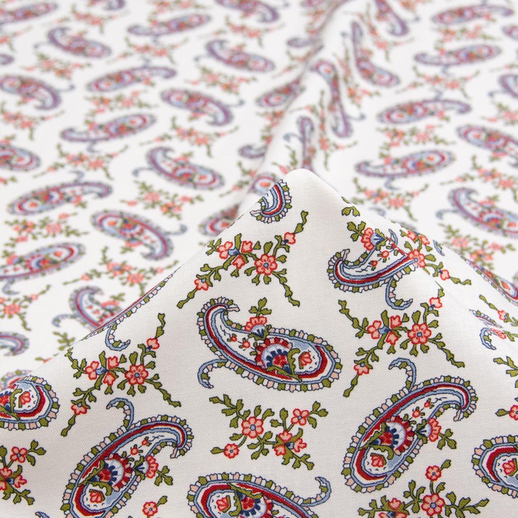 USA cotton flower paisley pattern fabric åեڥ꡼ѥե֥åååȥ󥷡󥰡åեۥ磻ȡ