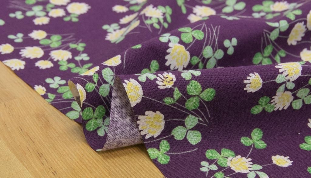 cotton linen】シロツメクサの花冠｜コットンリネンシーチング