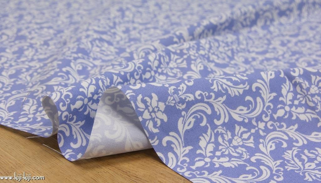 cotton oxford 】Damask Pattern Cotton Oxford｜ ダマスク柄