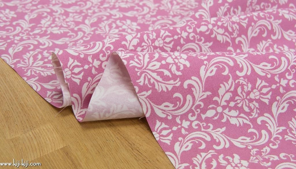 cotton oxford 】Damask Pattern Cotton Oxford｜ ダマスク柄