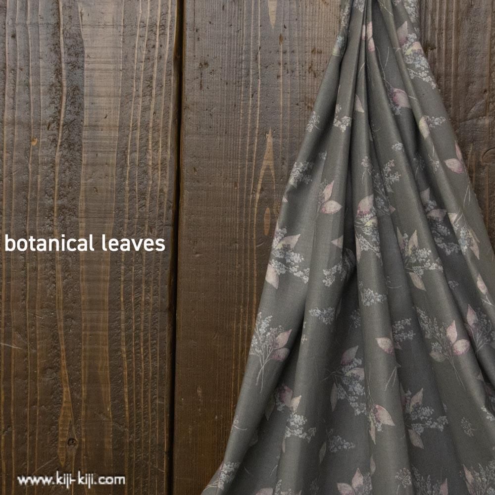  cotton linen  botanical leavescotton linenä餫åȥͥ󥷡󥰡å졼3007-3