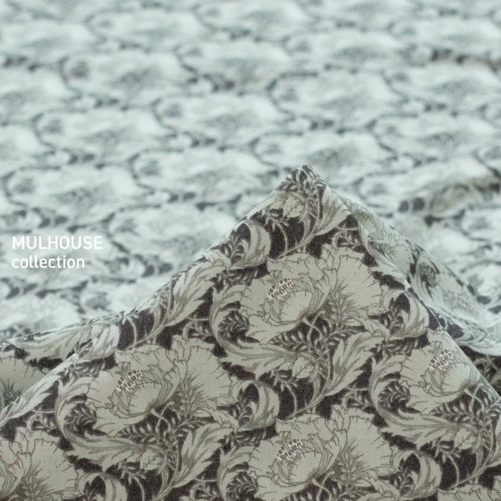 【 30 cotton sheeting 】 MULHOUSE collection｜ミュルーズコレクション｜YUWA｜30シャーティングソフト加工｜グレー｜