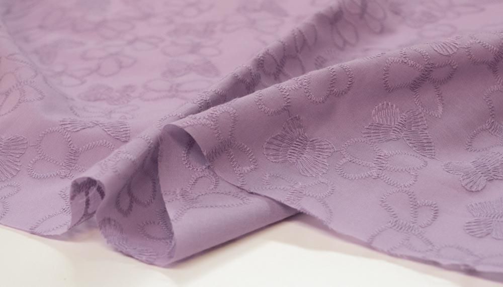 レース】【cotton】ちょうちょのコットンローンレース