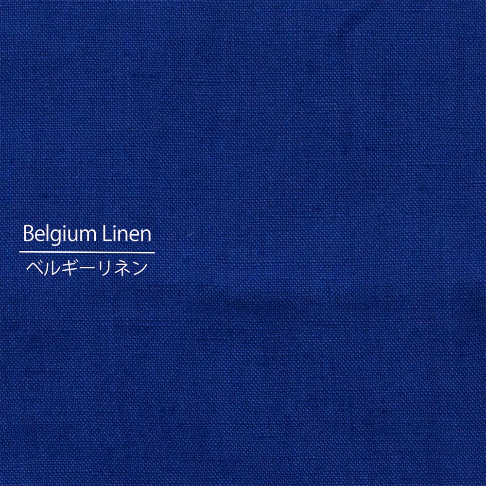 [Price Down][Belgium Linen]やさしくていねいに仕上げたベルギーリネン｜エアイン加工｜Linen 100％｜ブルー｜7051-3 blue