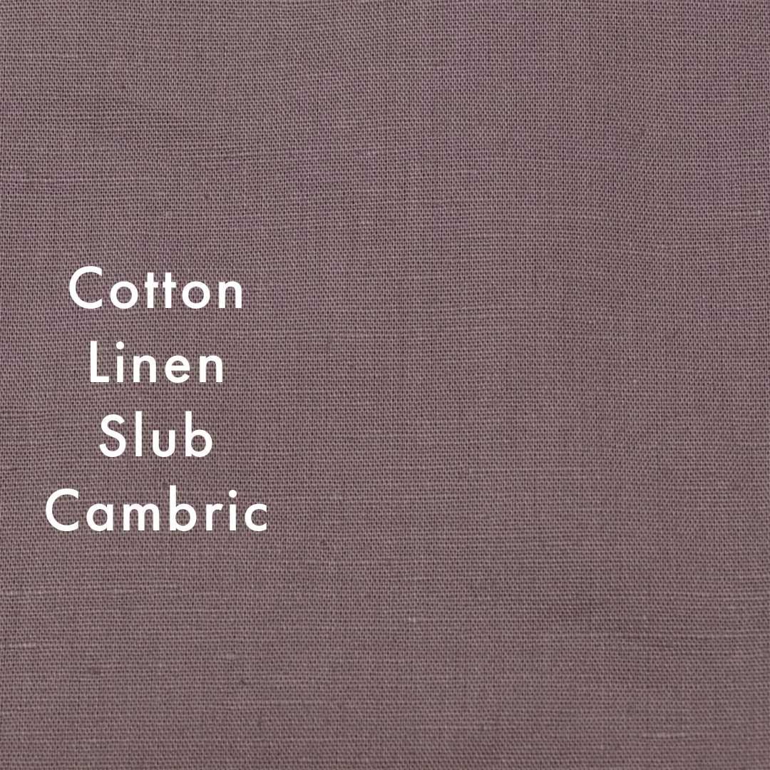 cotton linen】きれいに仕上げたコットンリネンスラブキャン