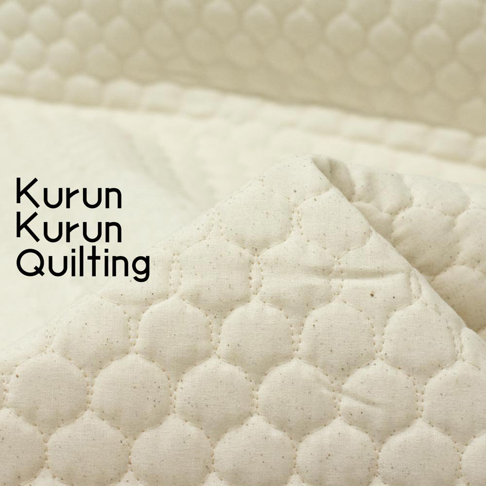 【キルティング】Kurun Kurun Quilting｜コットンシーチング｜ナチュラル｜2