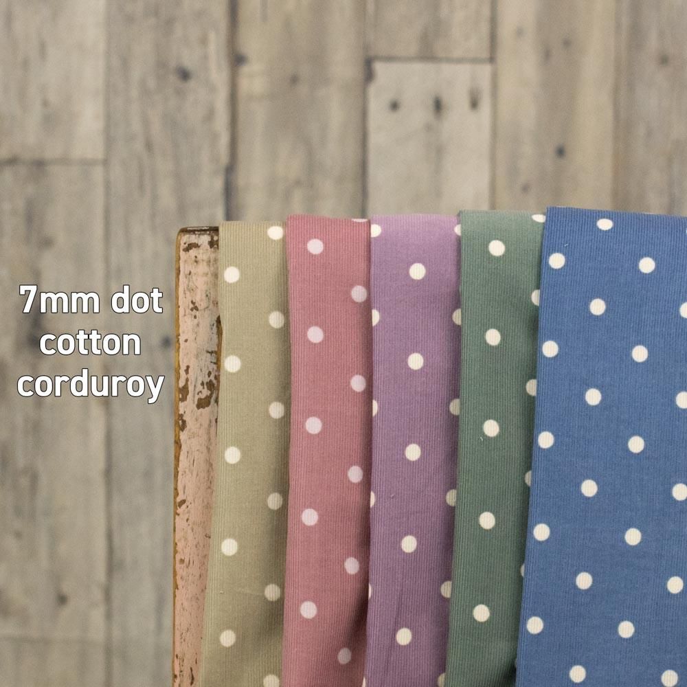 冬限定☃水玉コーデュロイ×くすみカラー 冬限定☃水玉コーデュロイ