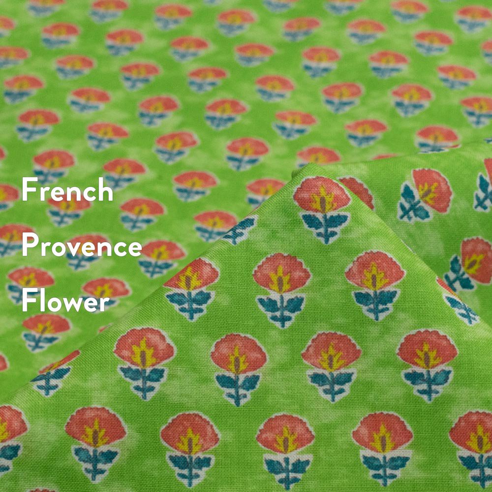 [ åȥ󥹥 ] provence flower design cotton åץХեץȡå꡼7296-3
