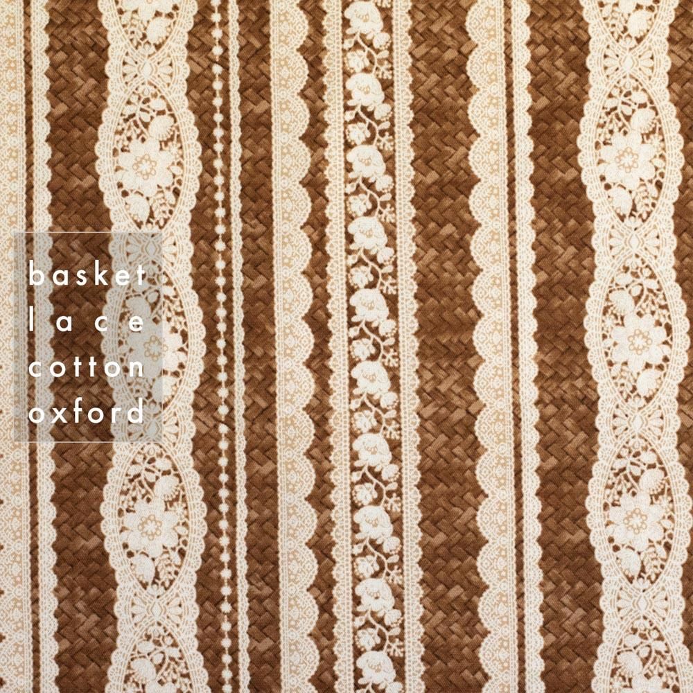 コットンオックス ] バスケットレース｜ストライプレース｜キジキジ