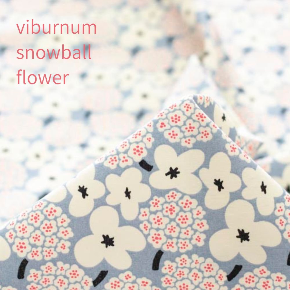[ コットンブロード ] ビバーナムスノーボールフラワー｜cotton broadcloth｜viburnum snowball flower｜スモークブルー｜6335-5<img class='new_mark_img2' src='https://img.shop-pro.jp/img/new/icons5.gif' style='border:none;display:inline;margin:0px;padding:0px;width:auto;' />