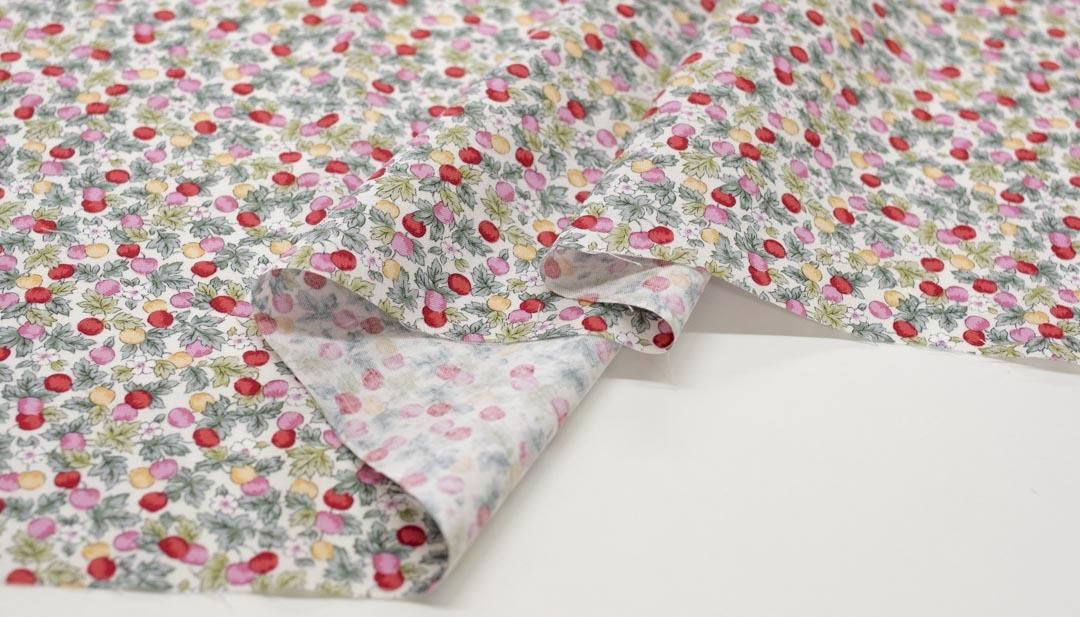 コットンスケア ] レトロベリー｜cotton sheeting｜retro berry