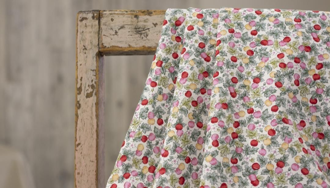 コットンスケア ] レトロベリー｜cotton sheeting｜retro berry