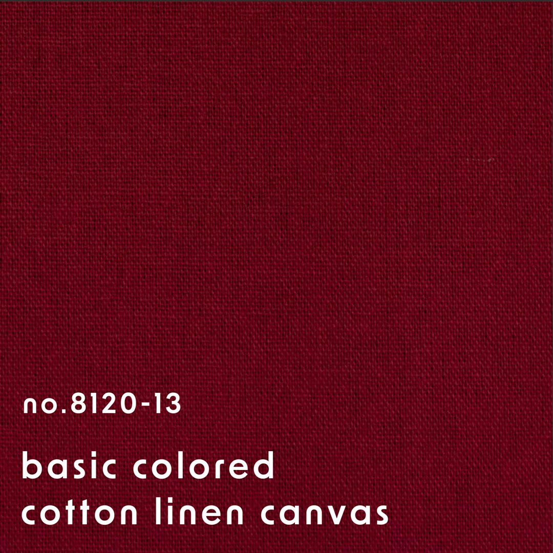 [ cotton linen ] ١å顼åȥͥ󥭥Хbasic colored cotton linen canvasäڤλž夲åܥɡ8120-13