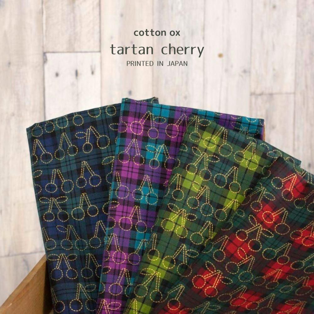 コットンオックス ] タータンチェックチェリー｜Cherry on Check