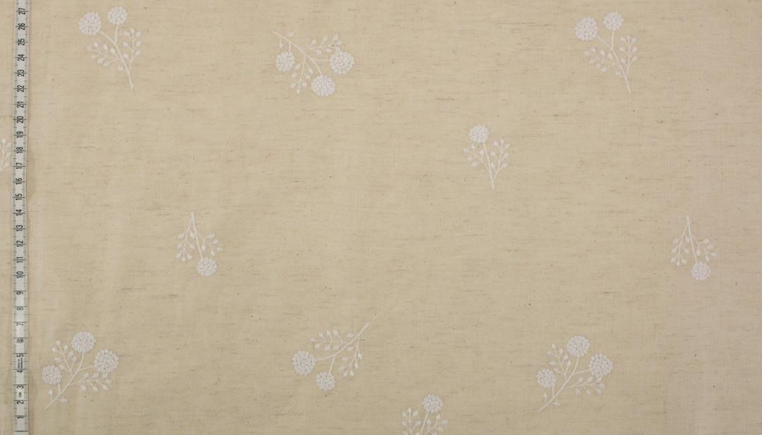 レース ] tsubu tsubu flower cotton linen sheeting｜つぶつぶ