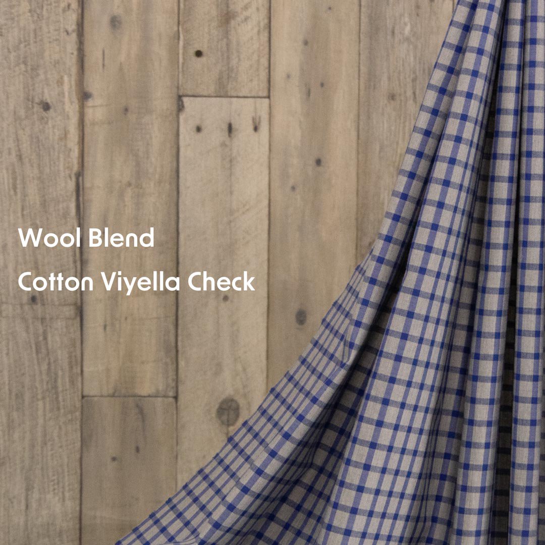 sale ] Wool Blend Cotton Viyella Check｜ウールブレンドコットン