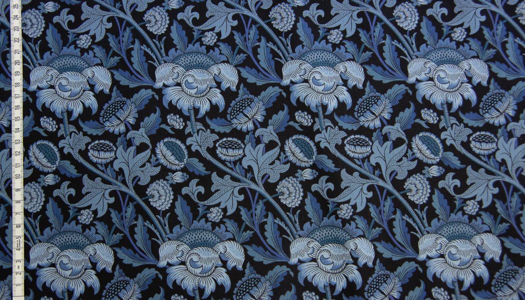 cotton sheeting ] MORRIS MEADOW | WEY | MODA社｜col.kelmscott blue
