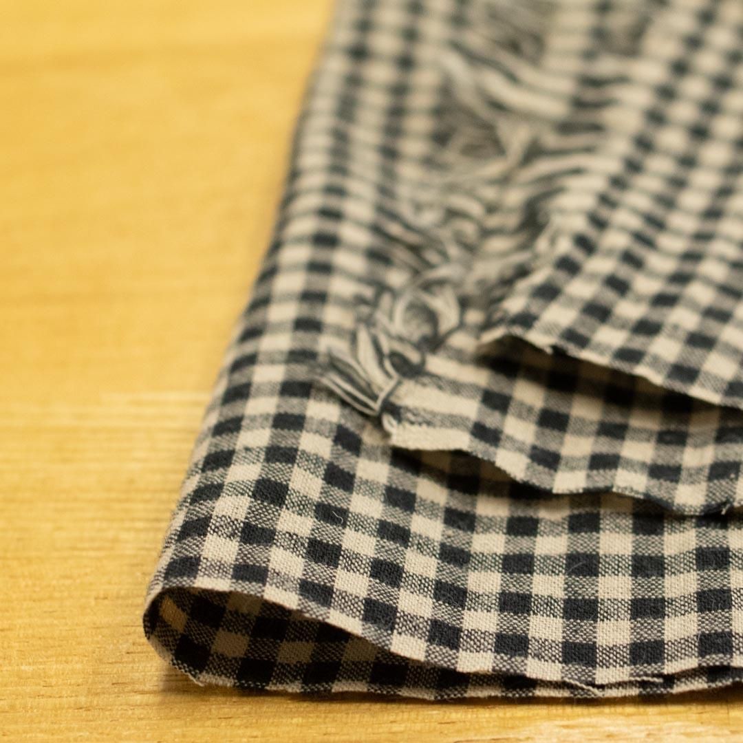 cotton linen】西脇で織られたコットンリネンのモノトーン