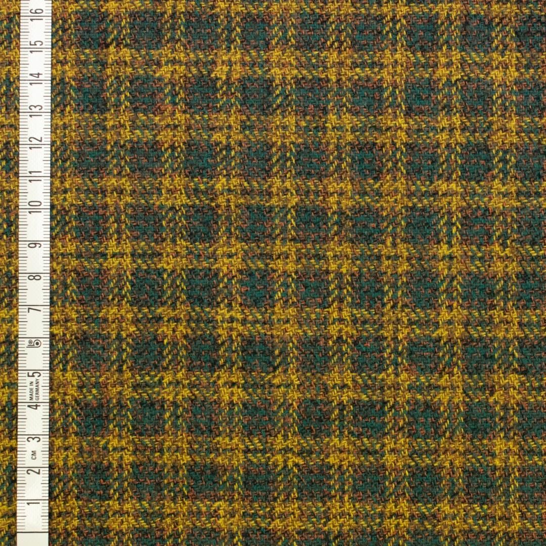 45Ｒ　チェック柄コットンツイードジャケット 2wayカラー　イエロー 2wayツイードジャケット – ADMORE