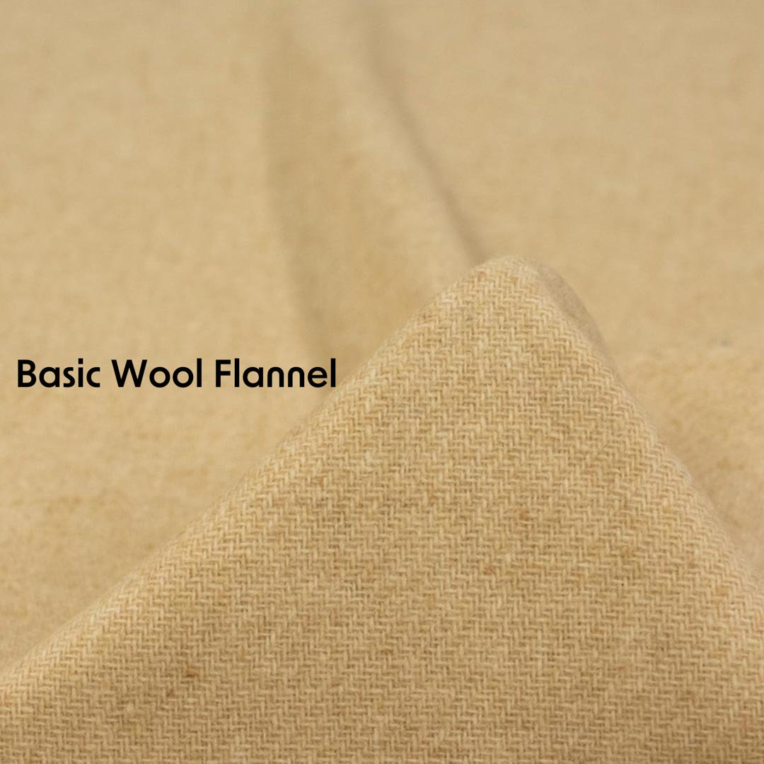 [ WOOl ] Basic Wool Flannel｜ベーシックウールフラノ｜トップフラノ｜トップベージュ｜8185-4