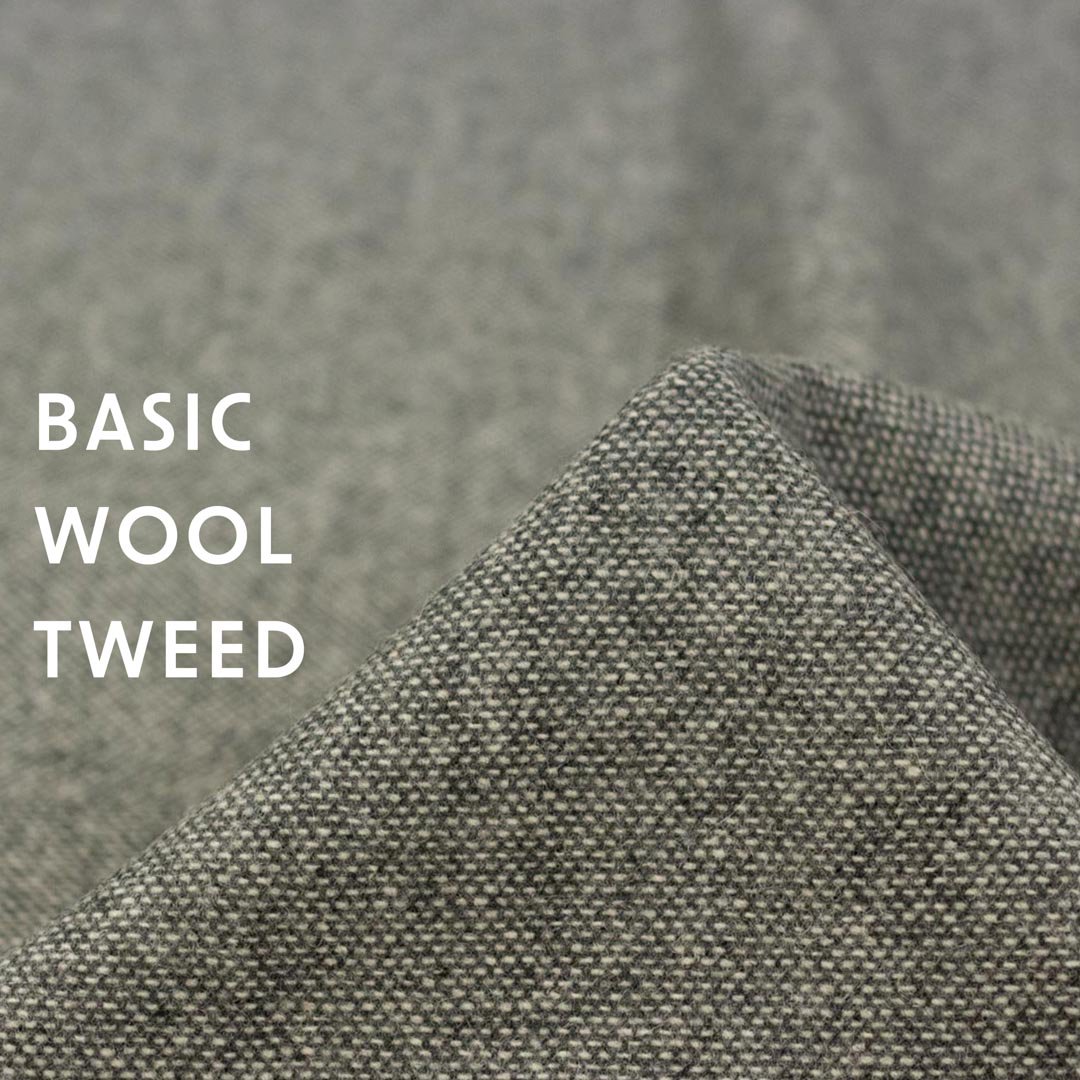 [sale][ WOOl ] Basic Wool Tweed｜ベーシックウールツイード｜グレー｜8198-2