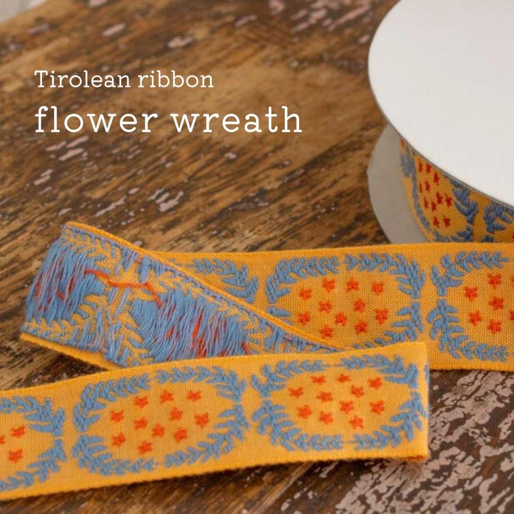 [ ꥢܥ ] ե꡼Tirolean ribbonflower wreathåӥߥ󥪥󥸡R108-13