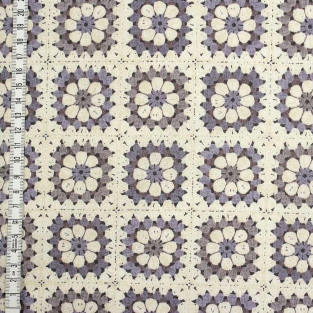 コットンシーチング かぎあみモチーフデザイン｜cotton sheeting