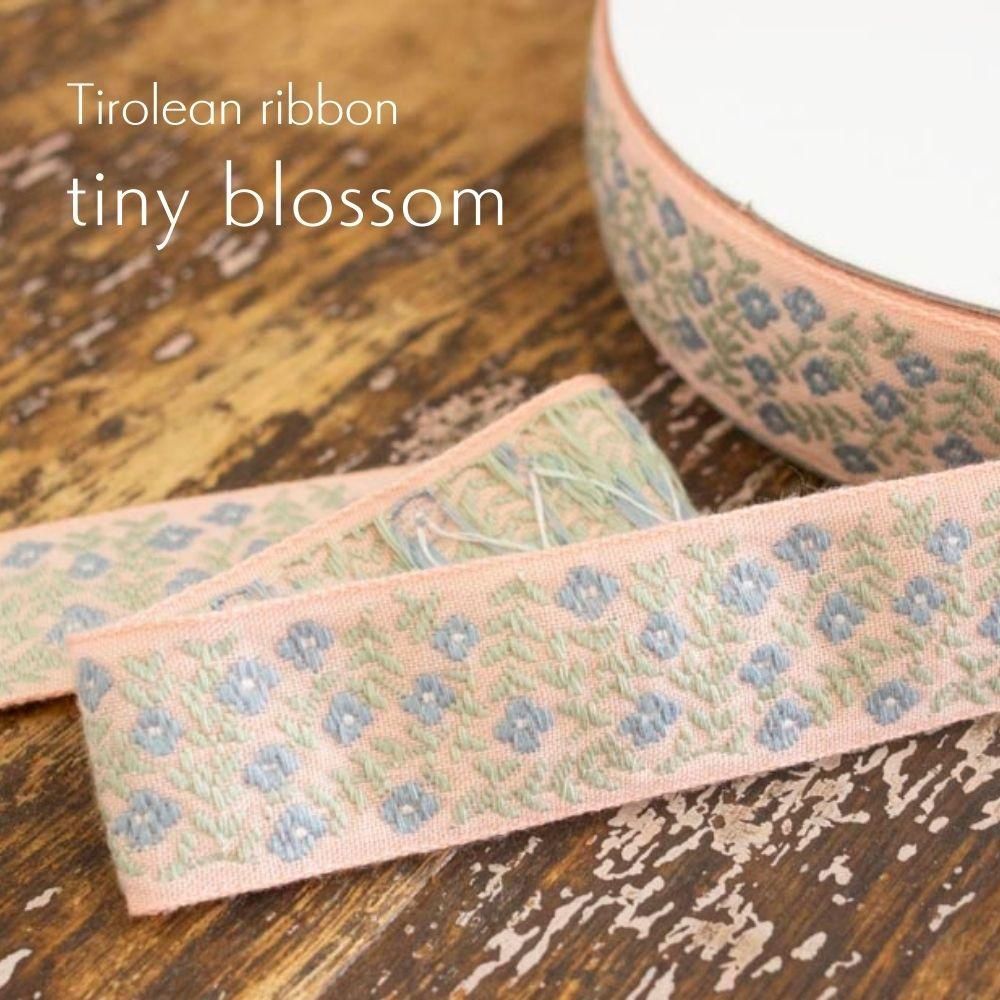 [ ꥢܥ ] ˡ֥åTirolean ribbontiny blossomåԥ󥯡R115-13