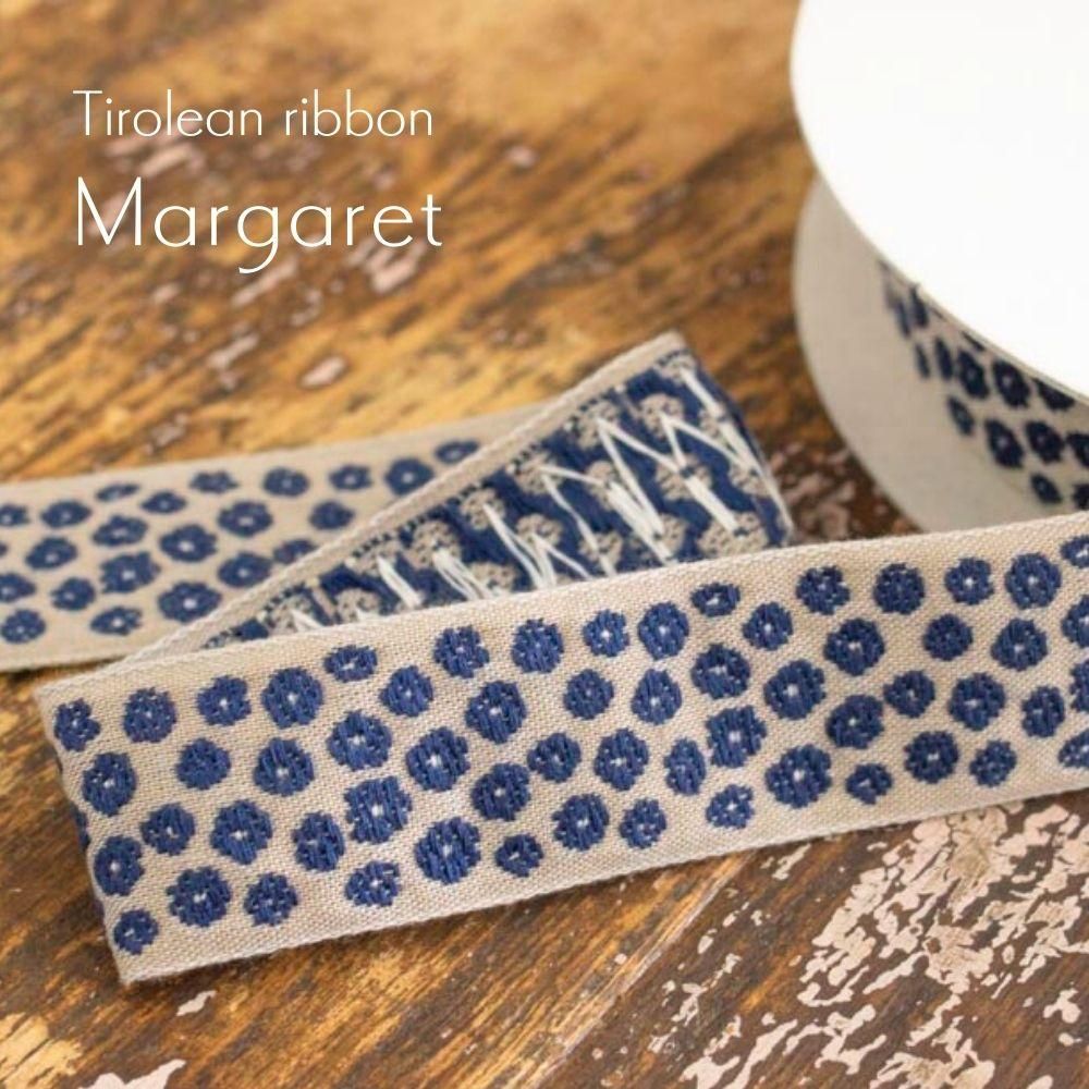 [ ꥢܥ ] ޡåȡTirolean ribbonMargaretå١R116-11